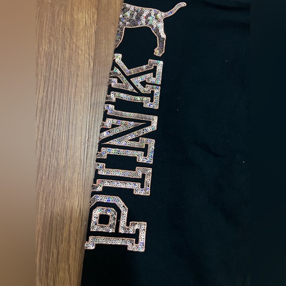 Victoria’s Secret Pink ROSEGOLD Bling Outfit set S - Picture 9 of 10